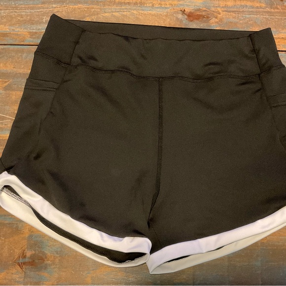 SHEIN Sport Studio Color Block Seamless High Waist Sports Shorts XL - Picture 2 of 5